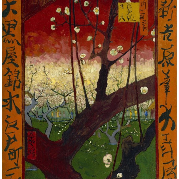 Kwitnące drzewo wiśni, Vincent Van Gogh, 1887 (1000el.) - Sklep Art Puzzle
